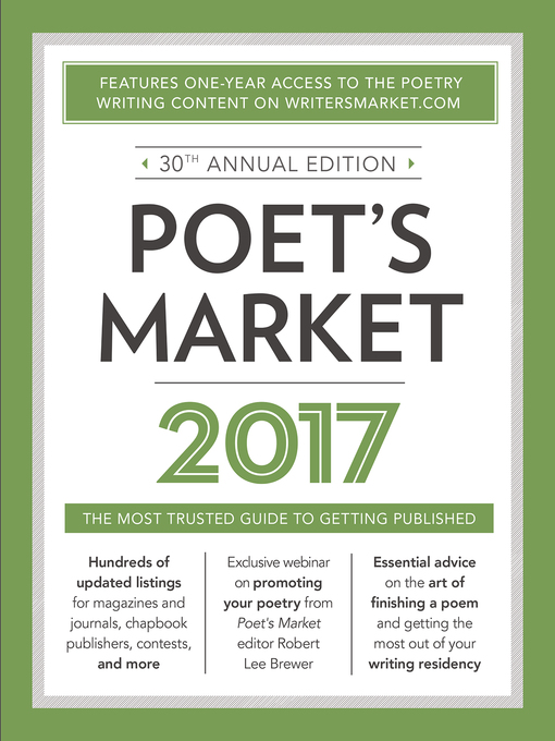 Title details for Poet's Market 2017 by Robert Lee Brewer - Available